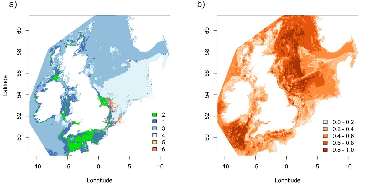 OneBenthic's tweet photo. New trait maps for marine #benthic assemblages  reveal differences in sensitivity and functional potential - see latest publication in @ESAApplications

https://t.co/264T4hBAqQ

#OneBenthic @CefasGovUK #BenthicEcology https://t.co/Zdnt4LdLcT