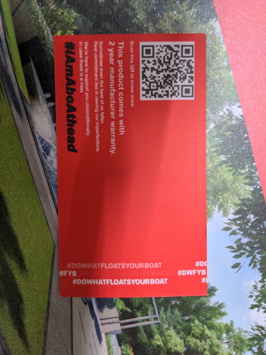 Parag on Twitter "For claiming boAt warranty on products"