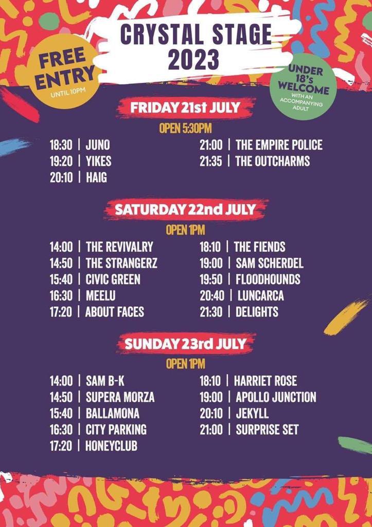 Sheffield you ready? FRIDAY 8.10PM CRYSTAL STAGE TRAMLINES