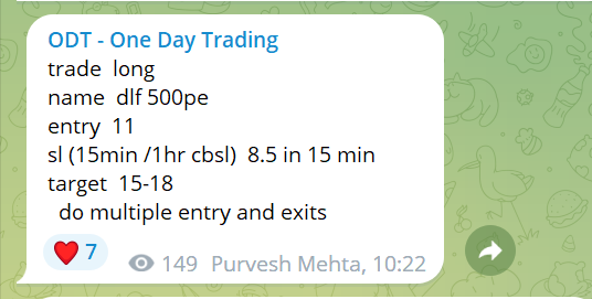 TA_Purvesh's tweet image. #odt me

6 trade shared.

all hit the target and with R:R of 1:3 or more

if u didn&apos;t make huge in this...#trading is not your forte.