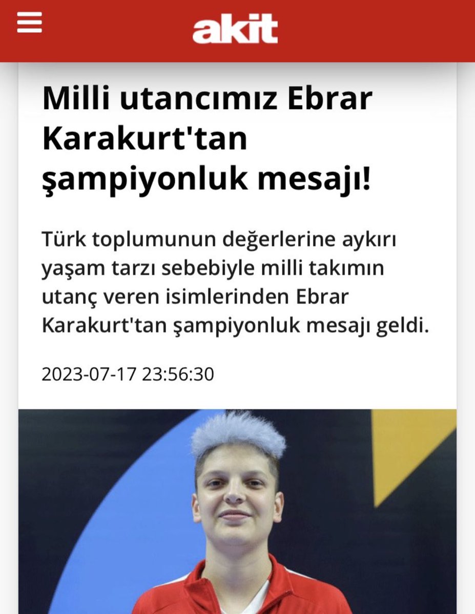 cenginyurt52's tweet photo. AkİT denilen paçavra,Milli sporcumuz için Milli utancımız diye ahlaksızca manşet atmış.
Doğru demişsin akİT!
Sizin Milli gururunuz 6 yaşındaki çocuklara, 45 tane erkek çocuğuna tecavüz eden sapıklar.
Ne UTANMAZSINIZ.
İNSANLIĞINIZ KURUMUŞ.
YAZIKLAR OLSUN https://t.co/E3aiveA4eP