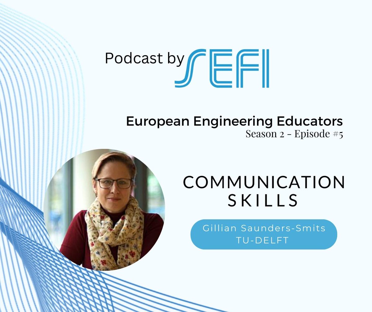 SEFI_HQ's tweet photo. 🎙️New Episode Alert! Join Dr. Saunders-Smits as she explores a game-based communication practise and improve your communication abilities, such as lightning-fast information description, active listening skills, and questioning and answering strategies.👉 https://t.co/24tzbv3F5v https://t.co/n6MvcFA7fu