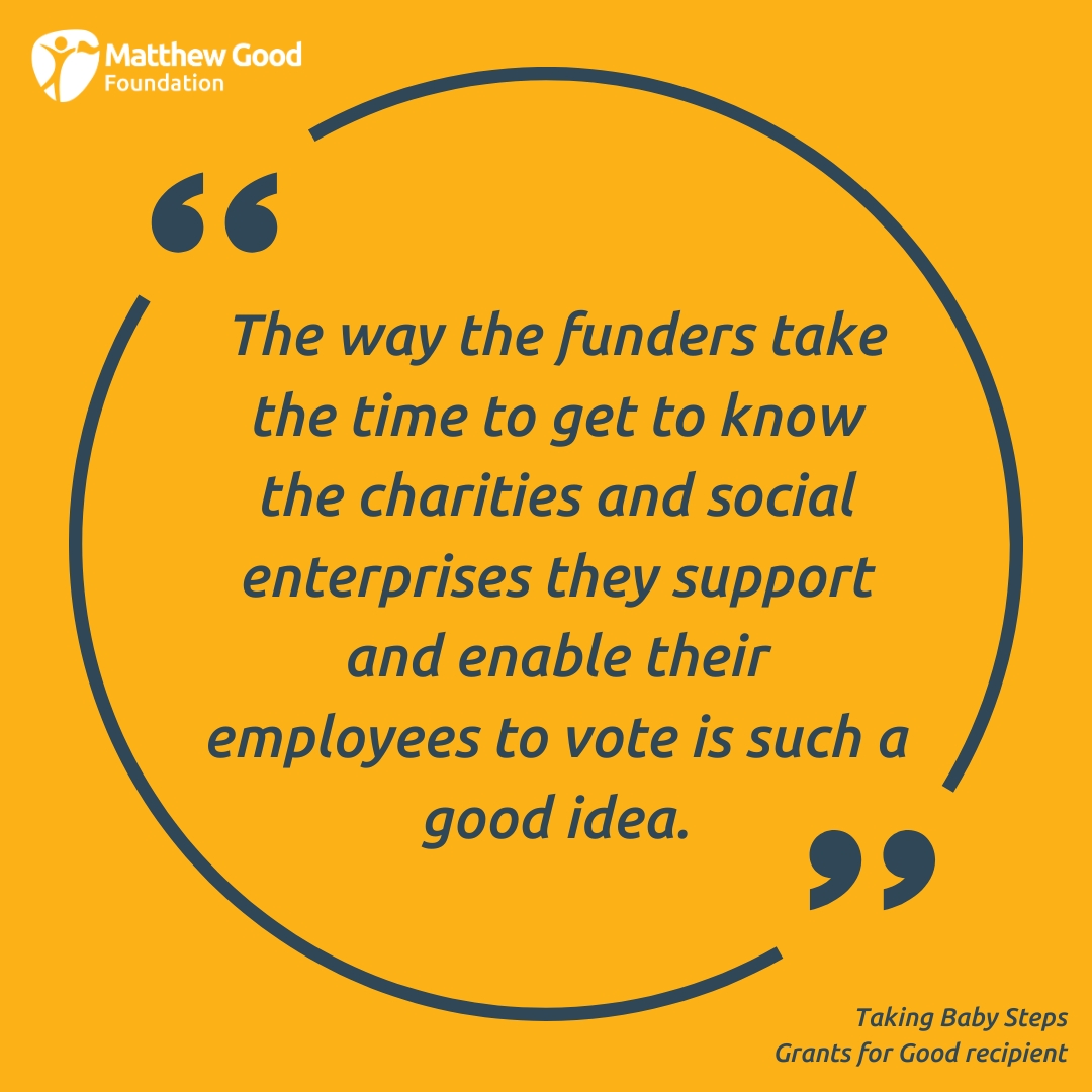 We agree! It's rewarding for all involved when employees can get personally involved with corporate philanthropy, and we get this kind of feedback all the time about the <a href="/johngoodgroup/">John Good Group</a> #GrantsForGood programme. Thank you for the feedback @sox67