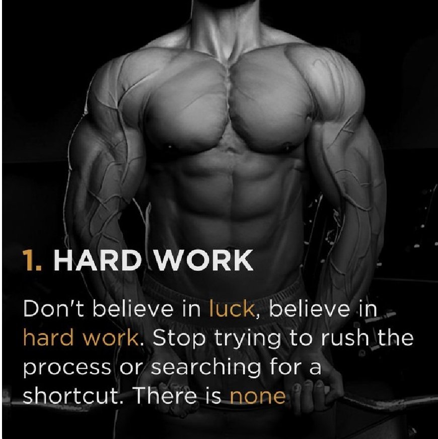 1. HARD WORK https://t.co/S6PjV4uWWX