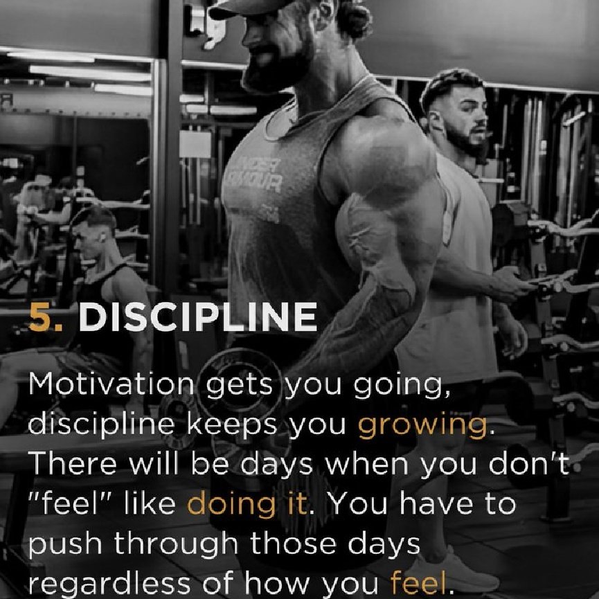 5. DISCIPLINE https://t.co/D2dhDKGiJY