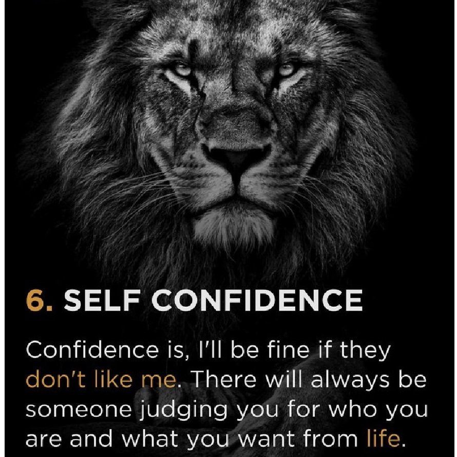 6. SELF CONFIDENCE https://t.co/qPLV8emRoZ