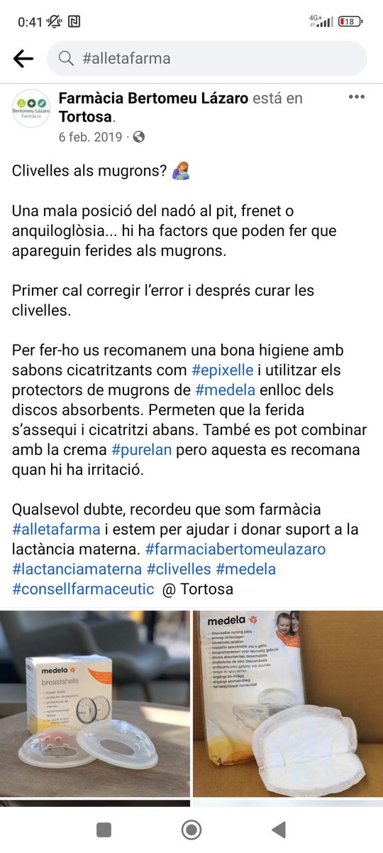 AdarveEva's tweet photo. Es ético que el asesoramiento a la #lactanciamaterna lo den personas que venden los productos? Por falta de #matronas y #enfermeraspediatricas , traspasan competencias a la farmacia. Y lo mejor de todo. Financiado por colegios de enfermería. Aquí un ejemplo de asesoramiento https://t.co/YMD8OfsHmQ