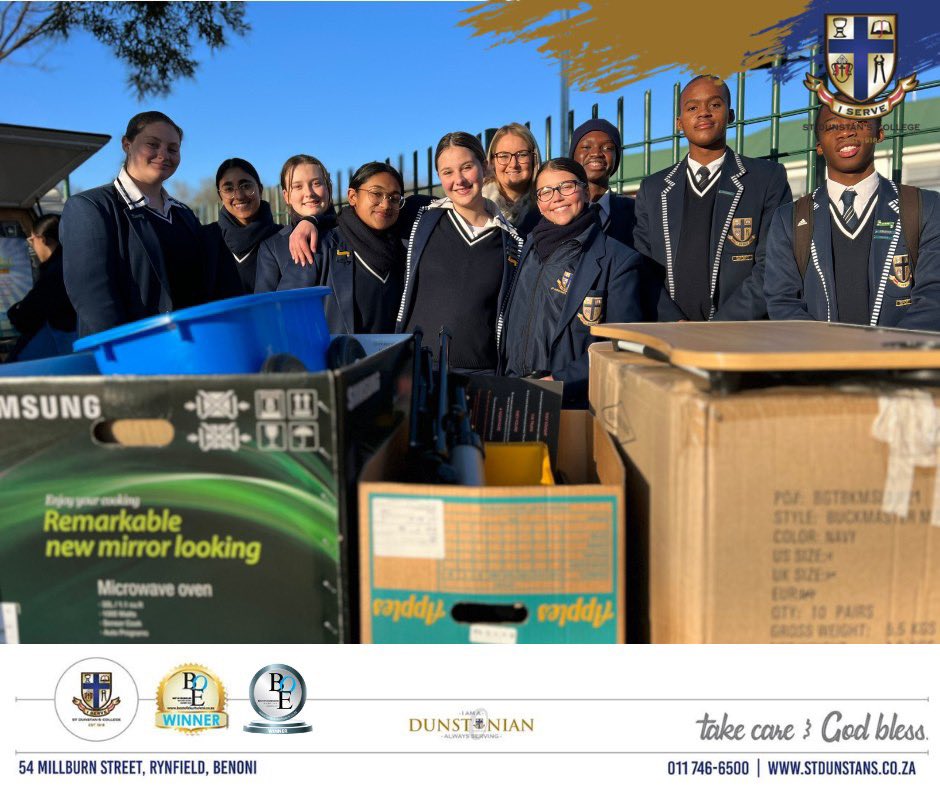 StDunstansCol's tweet photo. MANDELA DAY: BRING-A-THING FOR HOSPICE EAST RAND
Thank you for your contribution!
"We can change the world and make it a better place. It is in your hands to make a difference." - Nelson Mandela
#MandelaDay2023 #HospiceEastEand https://t.co/4xeiXdOeP8