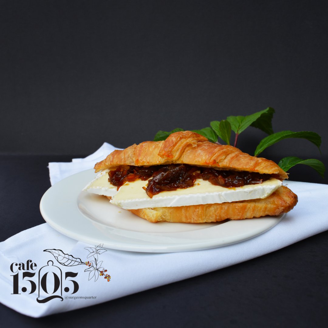 Our croissants has the most delicious fillings that will fill your mind & body with joy! Served at our very own cafe 1505