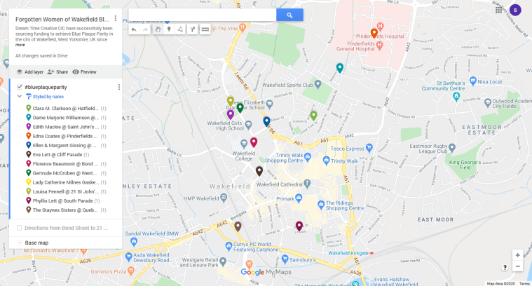 Fancy getting out for a walk today? Why not take a stroll around Wakefield Centre and enjoy our Blue Plaque trail. It's a chance to see some beautiful and interesting buildings, and learn about the incredible women who lived and worked in Wakefield: buff.ly/3x9o8EV