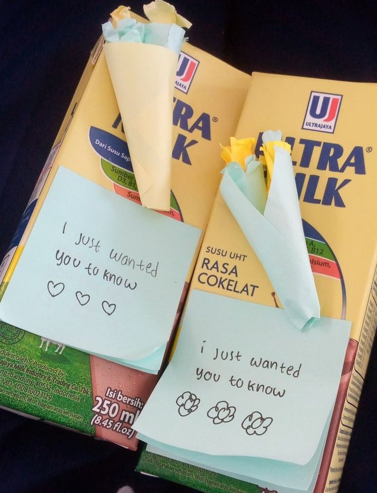 SMALL PRESENT FOR UR CRUSH

— a thread