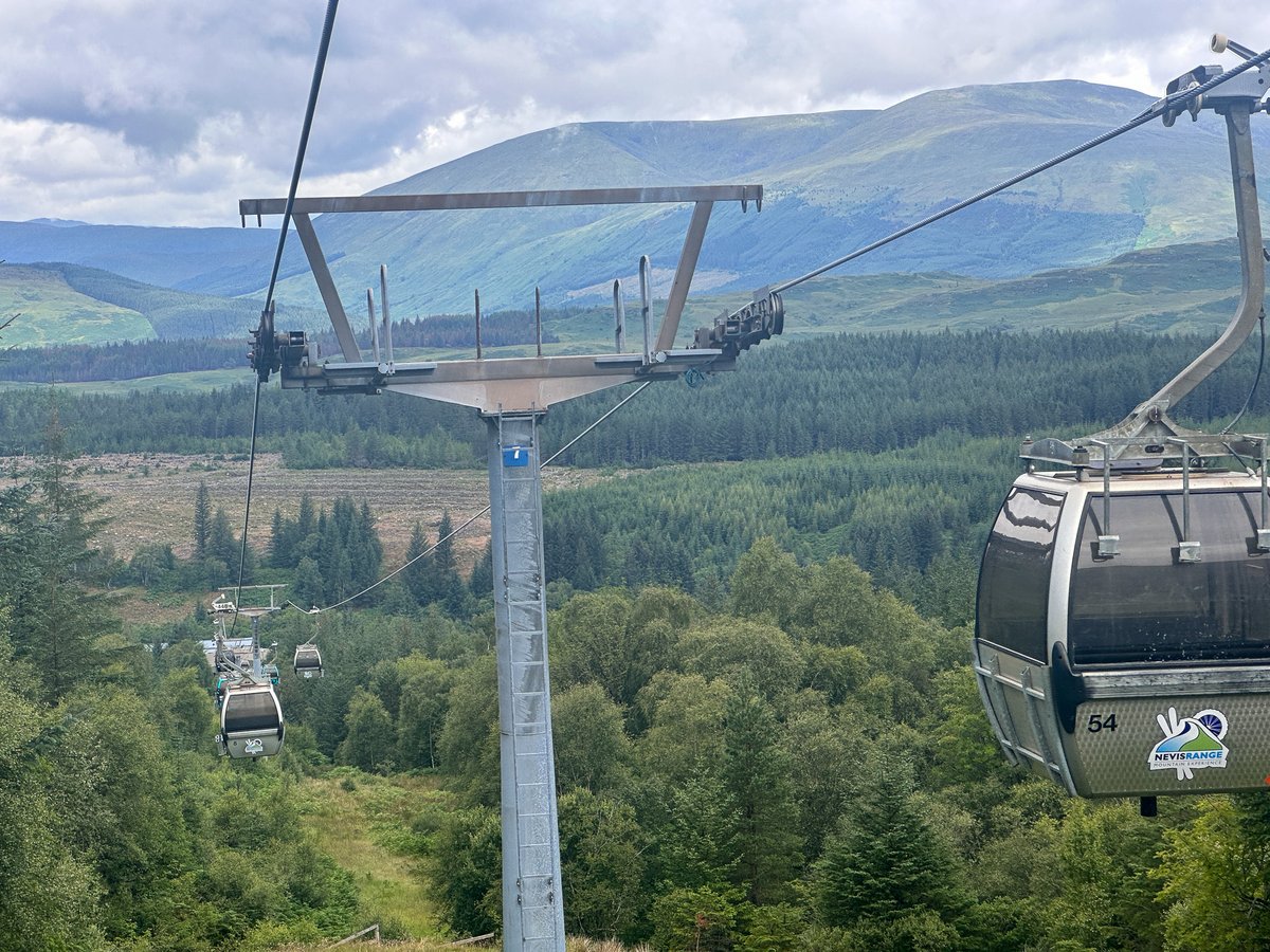 Nevis Range mountain gondola is open!! 🚡🤩 Take a trip up to 650m on the UK's only mountain gondola! Once you glide up the mountain to our top station you''ll be treated to panoramic views of the Lochaber area!🏔️ Book your tickets now: nevisrange.co.uk/activities/mou…