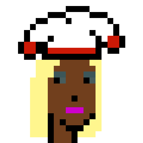 cryptoraresbot's tweet photo. CRYPTORARES X CRYPTOPUNKS: PUNK #3870 ROCKS THE JESTER-HAT https://t.co/qVvs70y03r