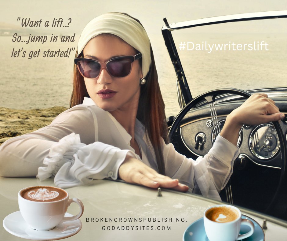 lunaedenpublish's tweet photo. 📣Hey, ☕️
⌚️It's time for a lift, a #writerslift 🚗
🧐So drop your #BooksWorthReading #Blogs #websites #music #WIPs and anything you want the #WritingCommmunity or #readers to see. 🥰
😇Don't forget to keep it PG - #retweet and #follow to connect with each other. 🙏 https://t.co/1ydtoeS7nm