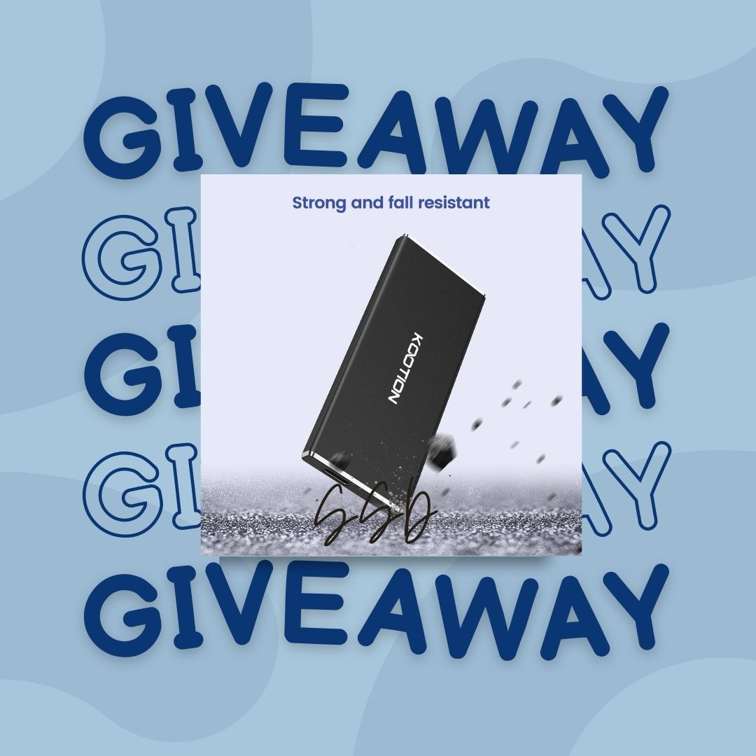 KootionTech's tweet photo. 🔥#giveaway #kootiontech #kootion
KOOTION Portable SSD 500GB External Solid State Drive Giveaway
✅Subscribe our site first
🎁https://t.co/wlGk1jVDZ4
⏰ July 17th - July 25th https://t.co/MCjfjNbt5V
