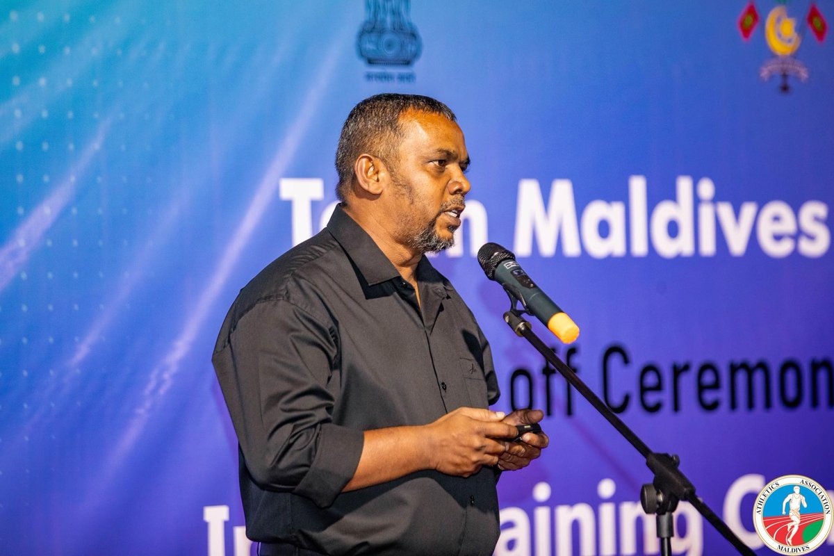 A massive congratulations to Ahmed Munthaqim, Secretary General of Maldives Athletics for receiving ‘Asian Athletics Leadership Pin’ for his outstanding service to the Asian Athletics.

Muthaqim has played a key role in executing some of the most successful events held together