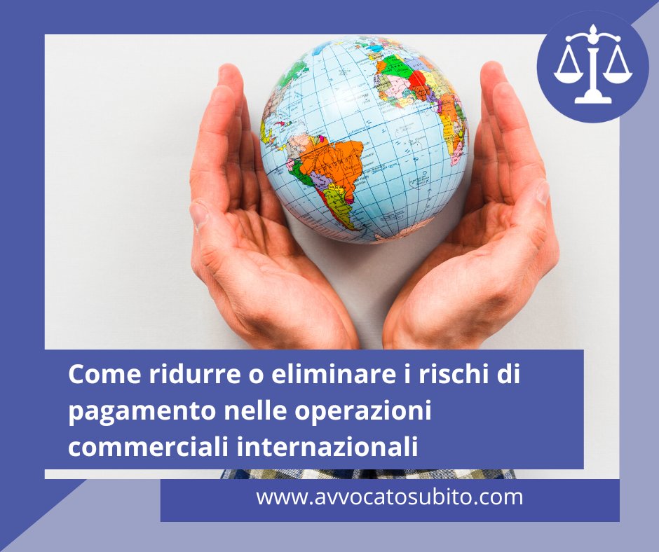 RisarcimentoIT's tweet photo. Come ridurre o eliminare i rischi di pagamento nelle operazioni commerciali internazionali
Per tutte le informazioni su #import #export #assistenzalegaleimprese #dirittointernazionale ecc. 
Sul blog #avvocatosubito trovi gli approfondimenti. 
Clicca qui 🔽
https://t.co/Gujm5xOFxq https://t.co/xaQOmbcxbY