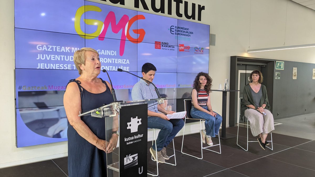 ei_sev's tweet photo. #GazteakMugazGaindi , programaren ondorioak aurkeztu dira. @tabakalera @kutxakultur
https://t.co/Weno3UReF8
@ConseJuvNA #INSUPformation @Euroregion_naen @NvelleAquitaine
#AsmoztaJakitez #GeroaElkarEkin https://t.co/owIOgmpudx