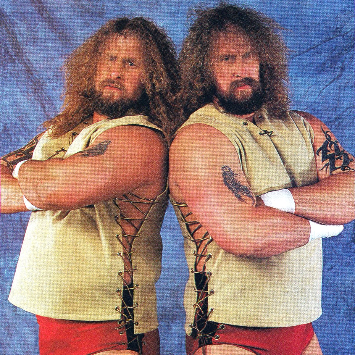 WWFWrestling1's tweet photo. Tag Team Tuesday: Jacob & Eli Blu - The Blu Brothers. #WWF #WWE #Wrestling #DonHarris #RonHarris https://t.co/Jjs7nKmwrA
