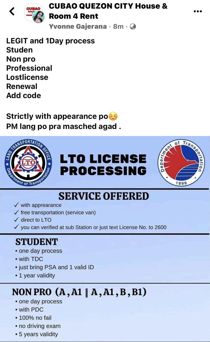 zachndaph's tweet photo. @COOCLTO @LTOPhilippines Matinde pangangailangan ni Ate kaya dumarami #kamote sa pinas https://t.co/4blRJY1q1V