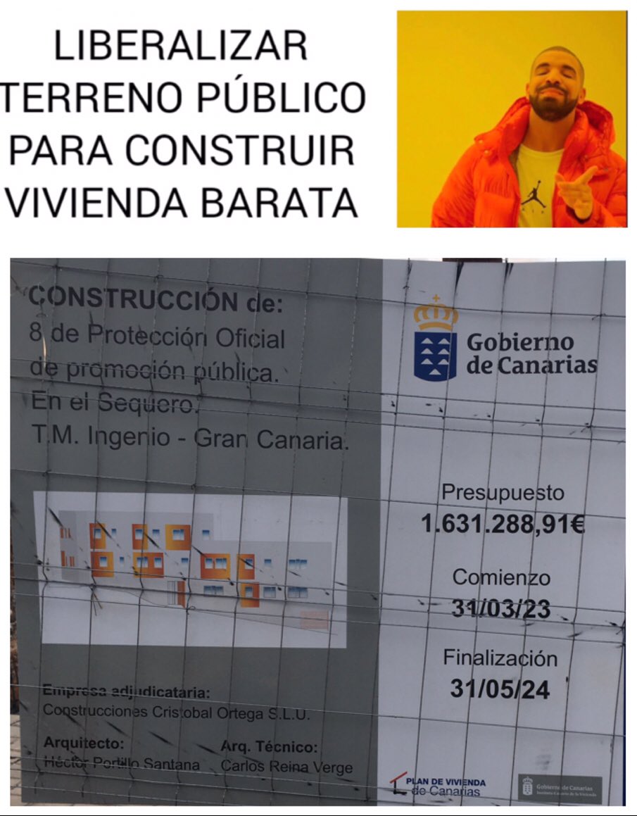 Vivienda públicas BARATA ???
El Gobierno de Canarias (del socialista Torres) promovió estas “viviendas sociales” con un coste de edificación superior a 200.000 euros, en el barrio de El Sequero de Ingenio, barrio de trabajadores que apenas llegan a fin de mes
#GobiernoDeLaMentira