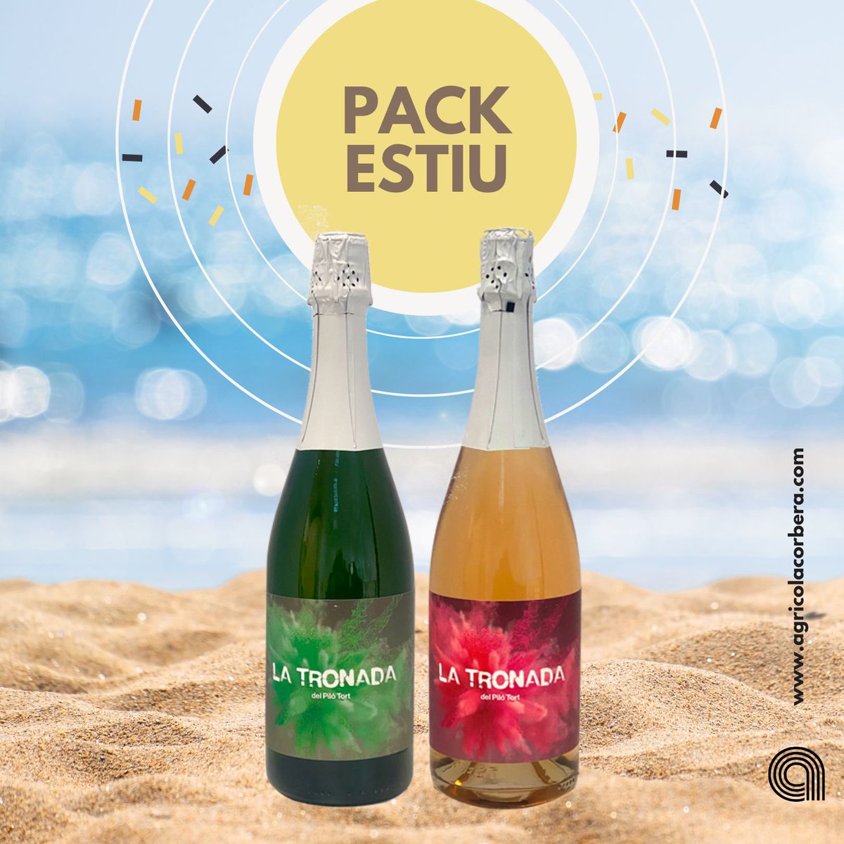 𝑷𝒂𝒄𝒌 𝒆𝒔𝒕𝒊𝒖

Temps de ☀️🏖️⛰️ 🎉 i d’un refrescant escumós 🍾 per passar millor la calor! 

𝕃𝕒 𝕋𝕣𝕠𝕟𝕒𝕕𝕒 𝕕𝕖𝕝 ℙ𝕚𝕝ó 𝕋𝕠𝕣𝕥
Vi escumós de qualitat – Brut

𝗕𝗹𝗮𝗻𝗰 𝗱𝗲 𝗽𝗮𝗿𝗲𝗹𝗹𝗮𝗱𝗮 - 𝟮𝟬𝟮𝟭

𝗥𝗼𝘀𝗮𝘁 𝗱𝗲 𝗴𝗮𝗿𝗻𝗮𝘁𝘅𝗮 𝗻𝗲𝗴𝗿𝗮 - 𝟮𝟬𝟮𝟭