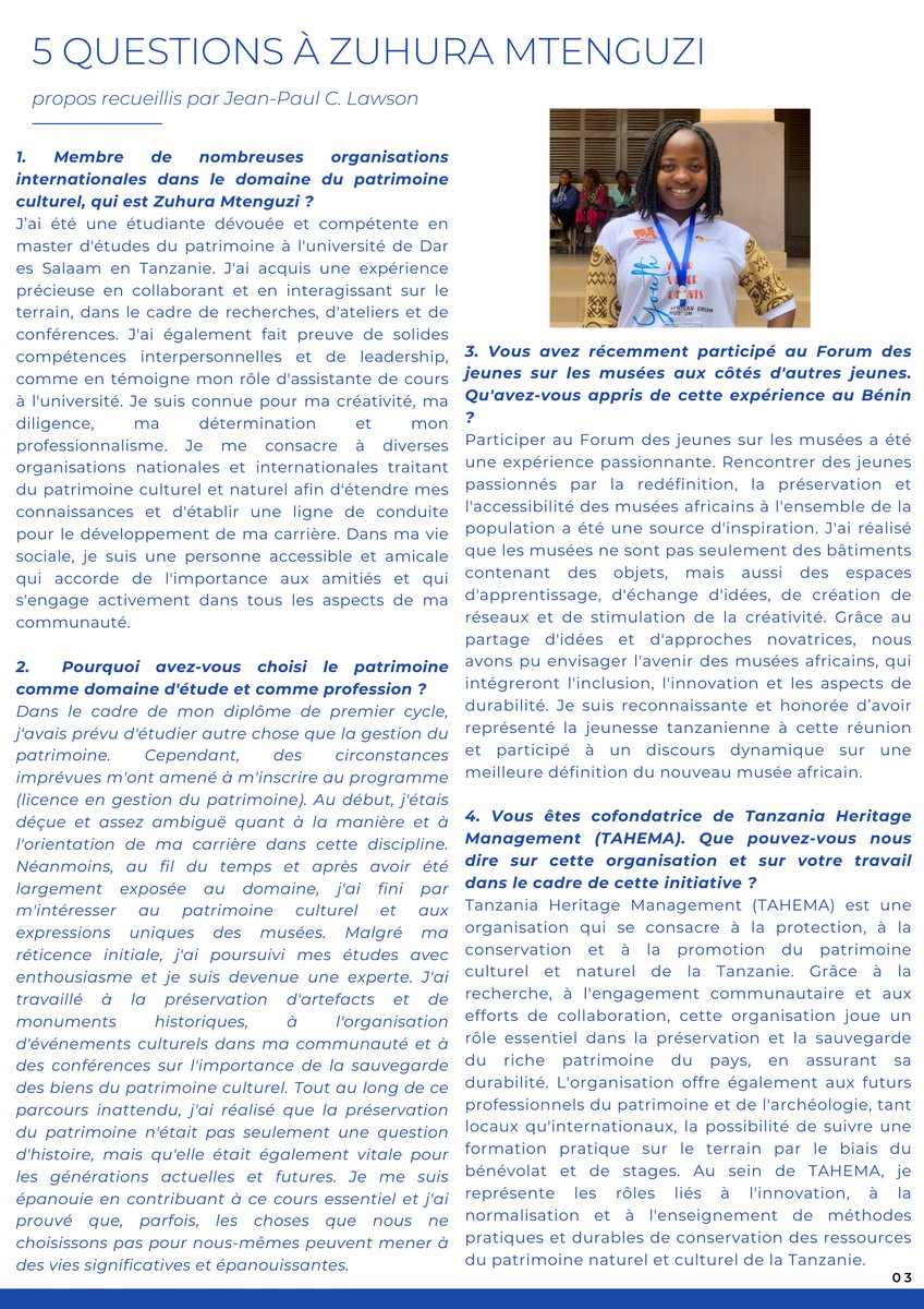 IcomosEpwgAfr's tweet image. Notre newsletter du mois de juillet est maintenant disponible! #GTPE #ICOMOS #Patrimoine #Afrique  1/3