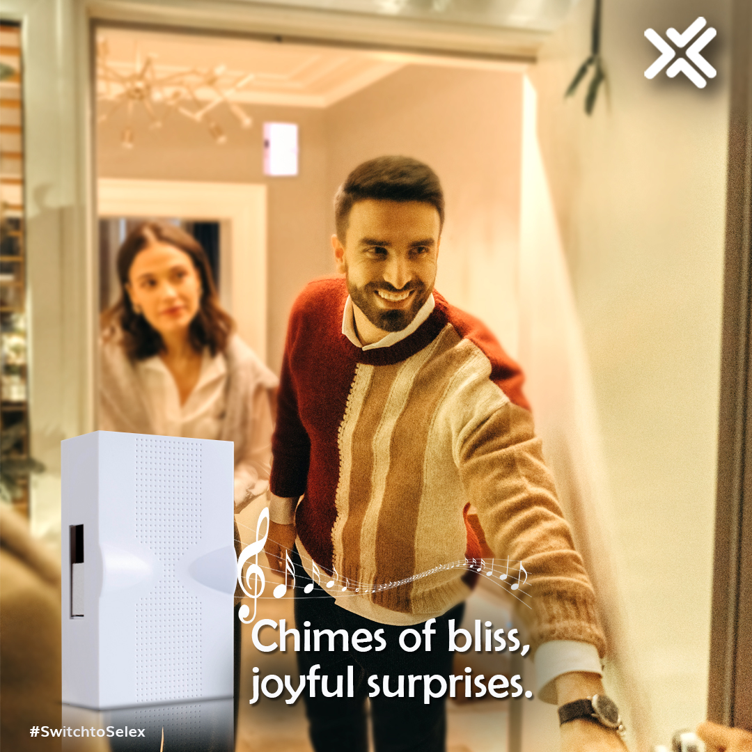 🔔 Chimes of Bliss: Joyful Surprises Await You! 🔔

✨ Welcome your guests with open arms and a touch of magic! 

Introducing our extraordinary Door Bell, the gateway to delightful surprises and heartwarming moments. 🌟

#DoorBell #DoorBellMagic #SurpriseDelight #SwitchtoSelex