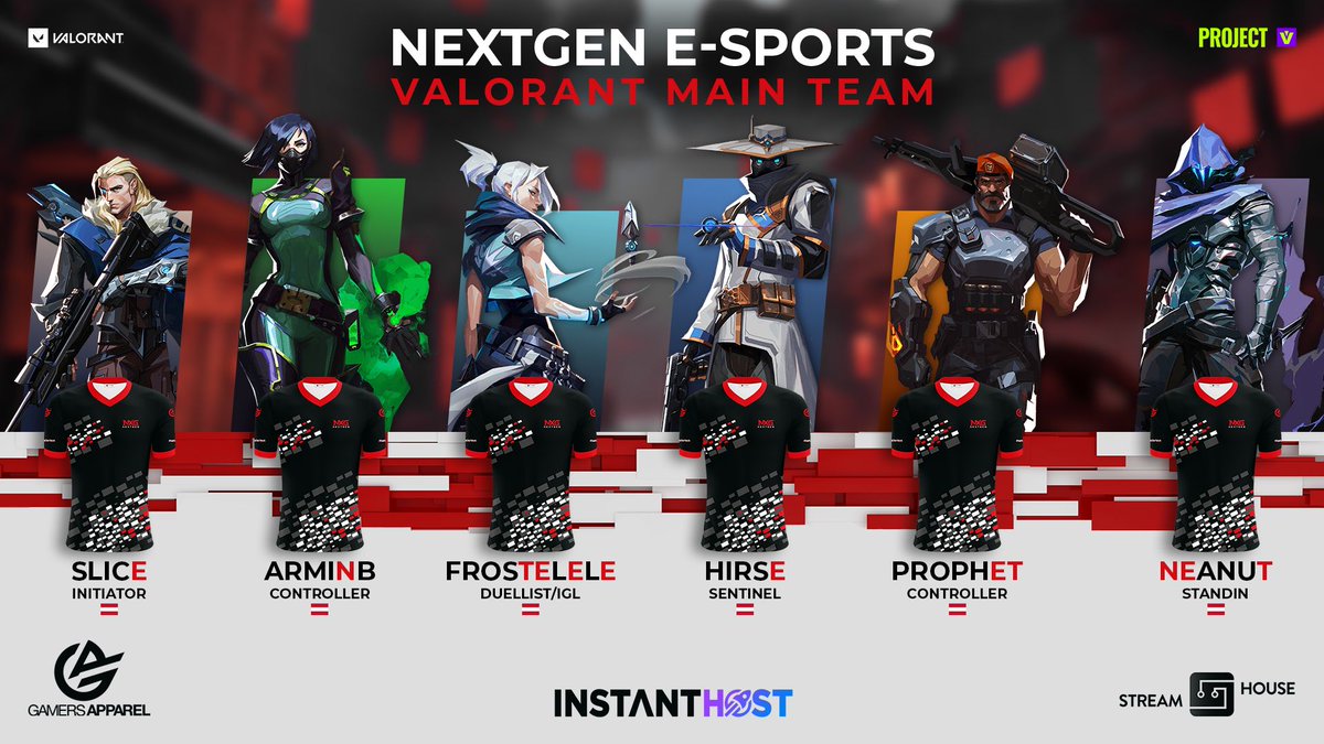 📢📢TEAM ANNOUNCEMENT📢📢📢

We are proud to introduce you to our new team, they will represent us in <a href="/VALORANTde/">VALORANT</a>.

🇦🇹 @slice1003 
🇦🇹 arminB
🇦🇹 <a href="/FrosteleleCS/">Frostelele</a> (IGL)
🇦🇹 <a href="/HirseVAL/">Hirse</a>
🇦🇹 <a href="/Sam_DonnerGoat1/">Prophet</a> 
🇦🇹 @neanutbee (Standin)

#announcement #newteam #valorant #welcome #nxgftw #proud