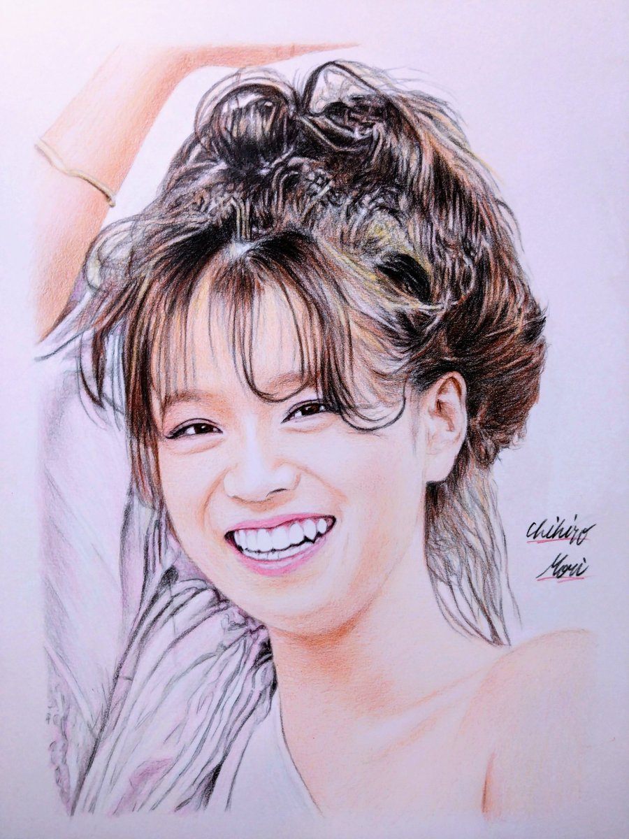 色鉛筆画 美人画a3 ケント紙 鉛筆画です😊 A4ケント紙 #鉛筆画#鉛筆画イラスト #鉛筆デッサン