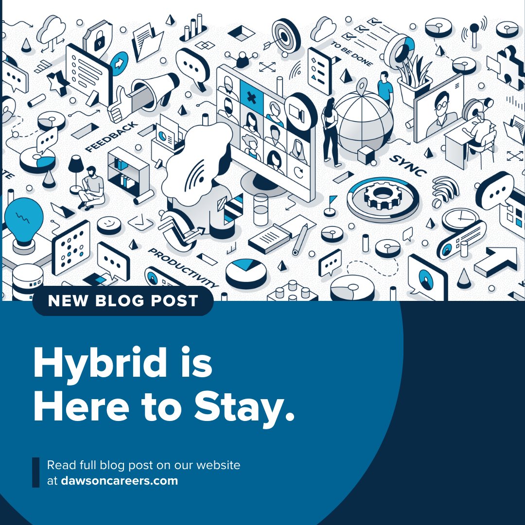 Read the full blog post on our website at ow.ly/o8xB50Pfh09 to learn more about Hybrid work schedules and what the workforce has to say.