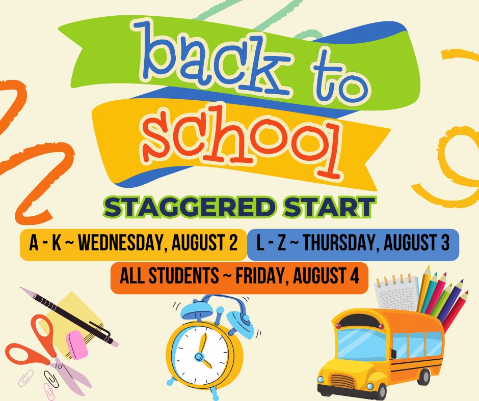 Back to School staggered start