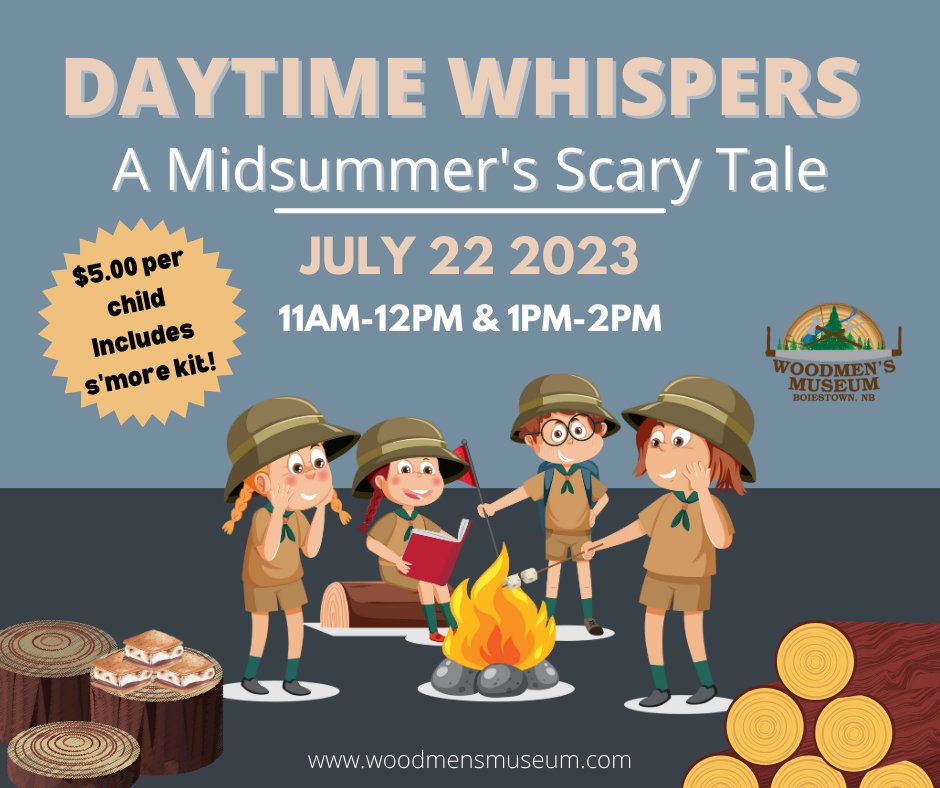 Summer students are stirring up fun!

Daytime Whispers (July 22): Eerie tales + smores kits. Only $5!

Great Woodmen's Bake Off (Aug 5): Contestants $5, Judges $10.

Community Art Show (Aug 12): Share or appreciate local talent. Donation-based. 

Support your local non-profit.