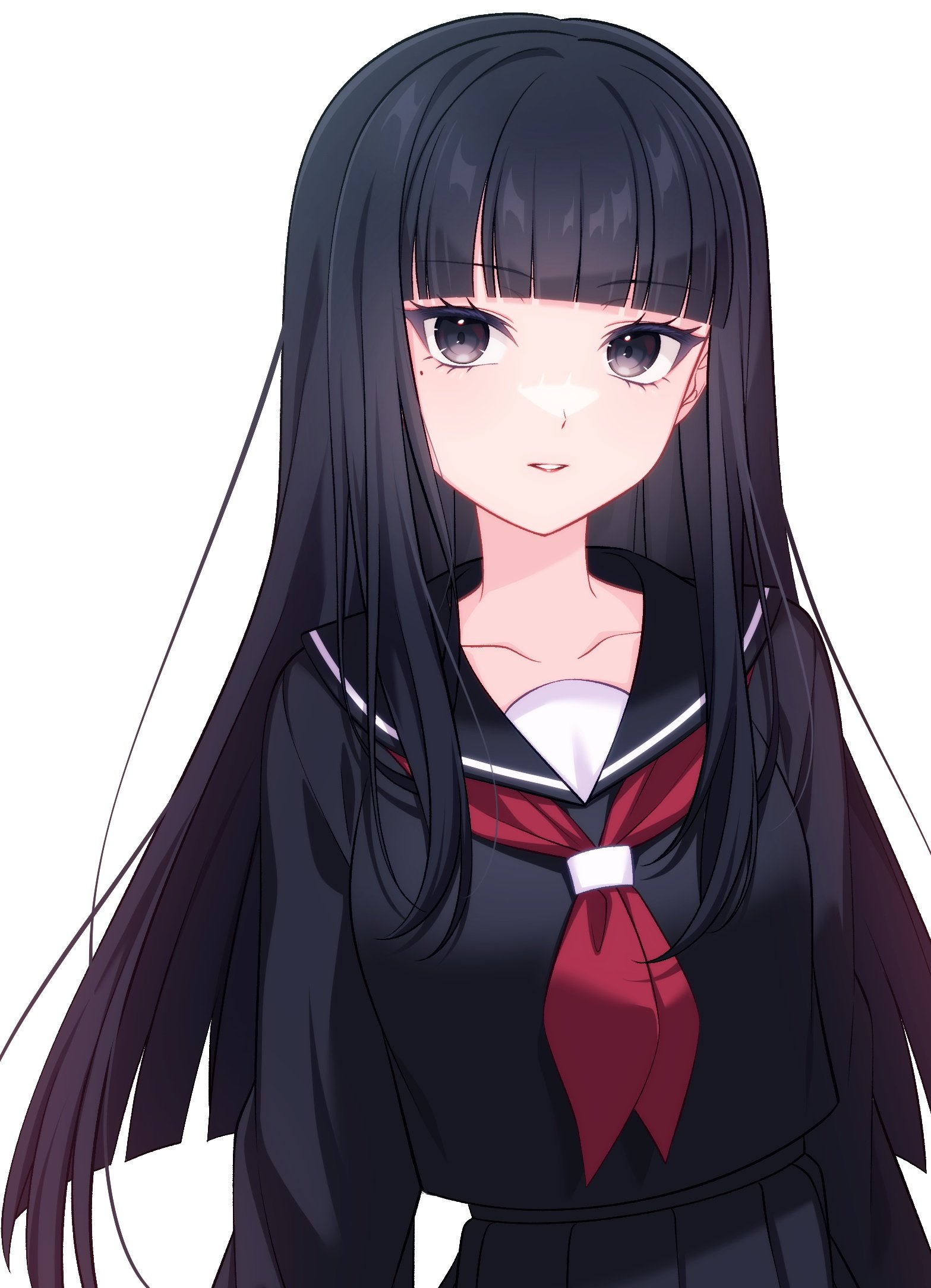 黒髪セーラー服 直筆原画 thumbnail-