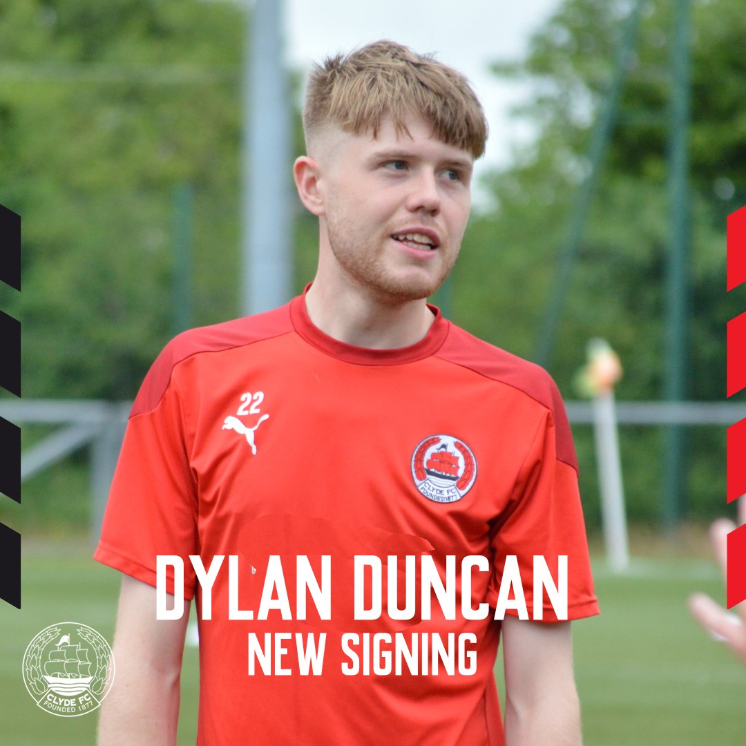 📝 We are pleased to announce the signing of Dylan Duncan from Glasgow University.

The 21-year-old forward scored against Caledonian Locomotives in pre-season, and goes straight into the squad for this evening's match against Cove Rangers #bullywee