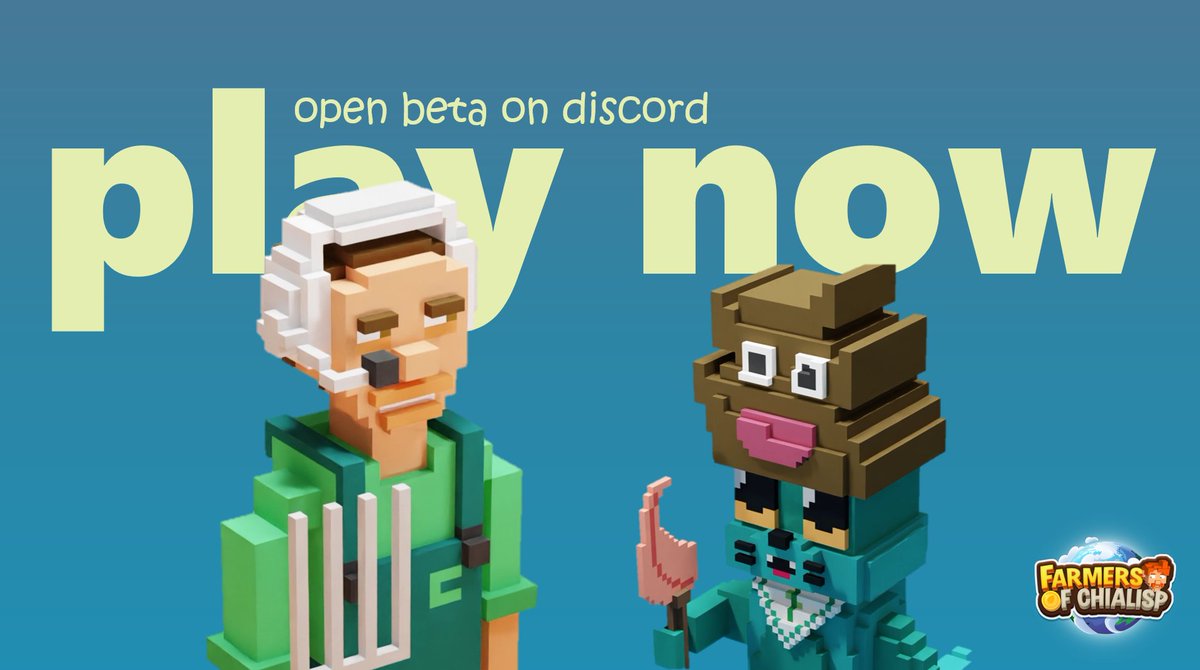 🌱 PLAY THE GAME 🌱

Open beta of our #Chia #NFT Discord game is now live 🔥 Collect $BLOCK to mint new NFTs 📷

Get your NFT: dexie.space/offers/col1gv2…

Play in Discord: discord.gg/Z5AZETrTDb