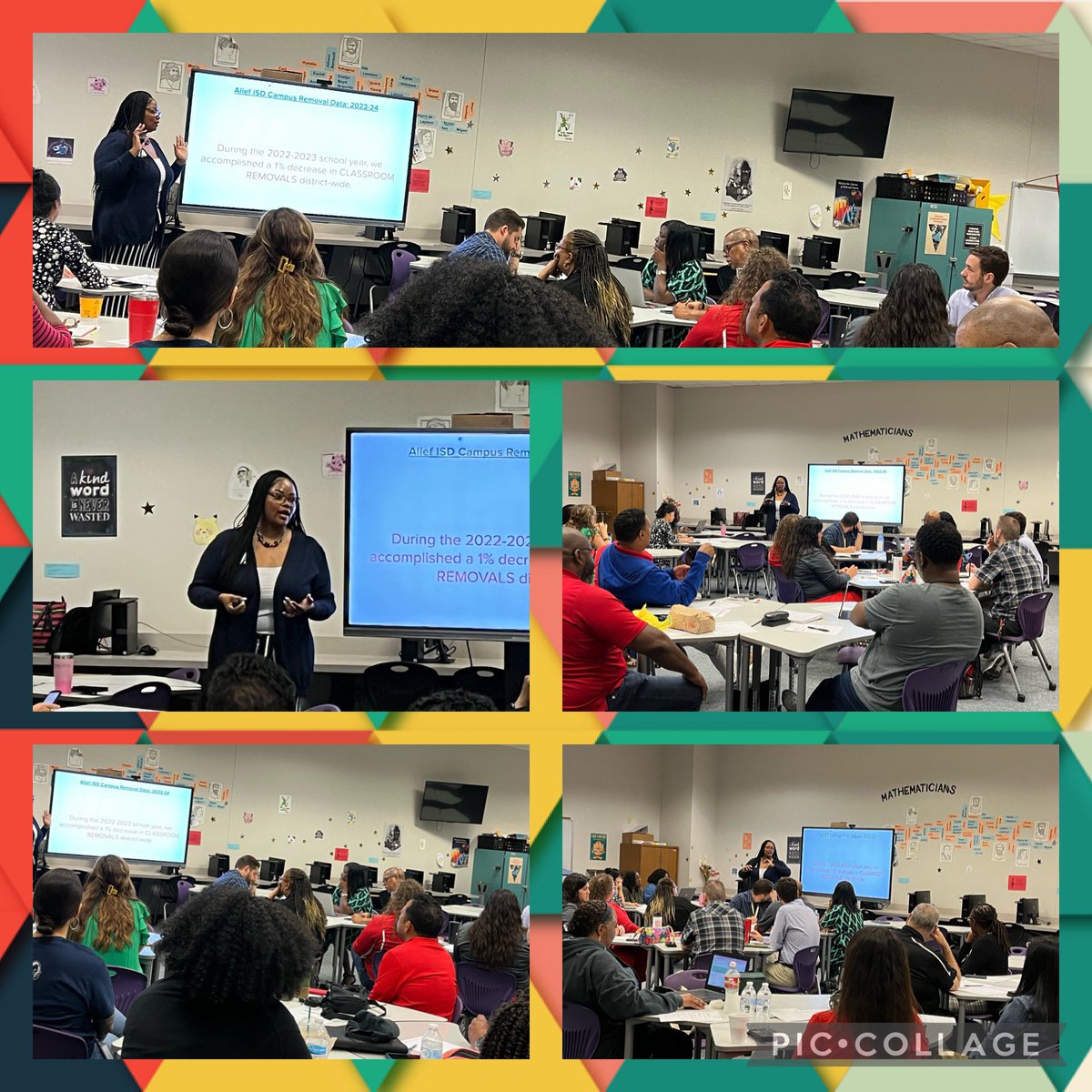 Training the most awesome assistant principals in Alief ISD on STOIC classroom management ❤️ #AliefPASS #AliefLeads