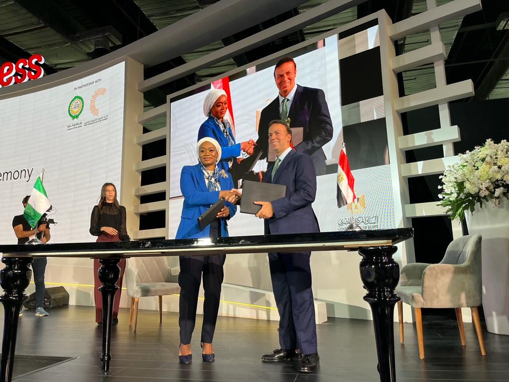 cenbank's tweet image. Central Bank of Nigeria signs FinTech collaboration agreements with the Central Bank of Egypt #FinancialInclusion #FinTech #SeamlessNorthAfrica2023.