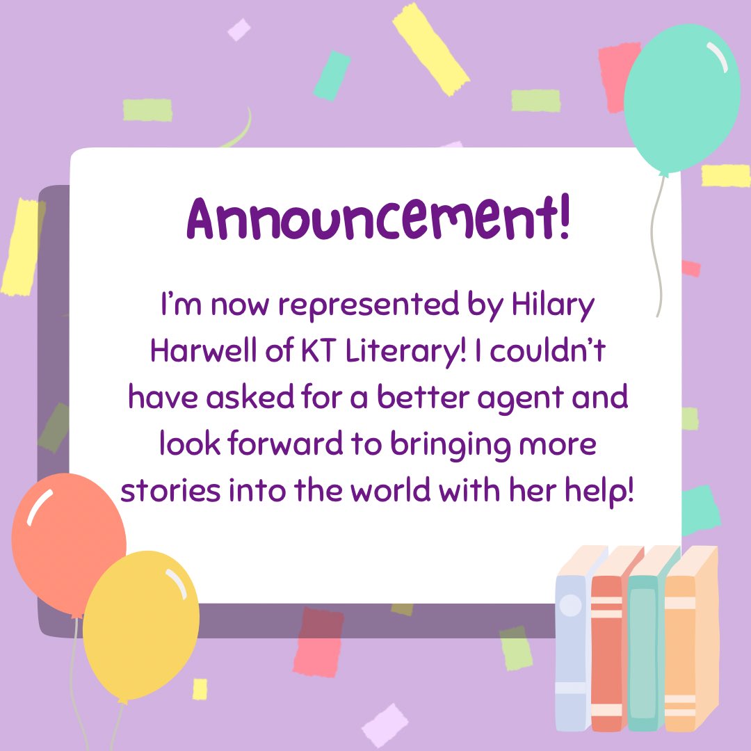 I’m thrilled to share that I’m now represented by @HilaryHarwell of @ktliterary 🎉 

Thank you, Hilary for believing in me and my stories. I’m so excited for what’s to come! 🥰

A big thank you to @MindyAlyseWeiss and the whole #PBParty team for helping to make this happen! 🥳