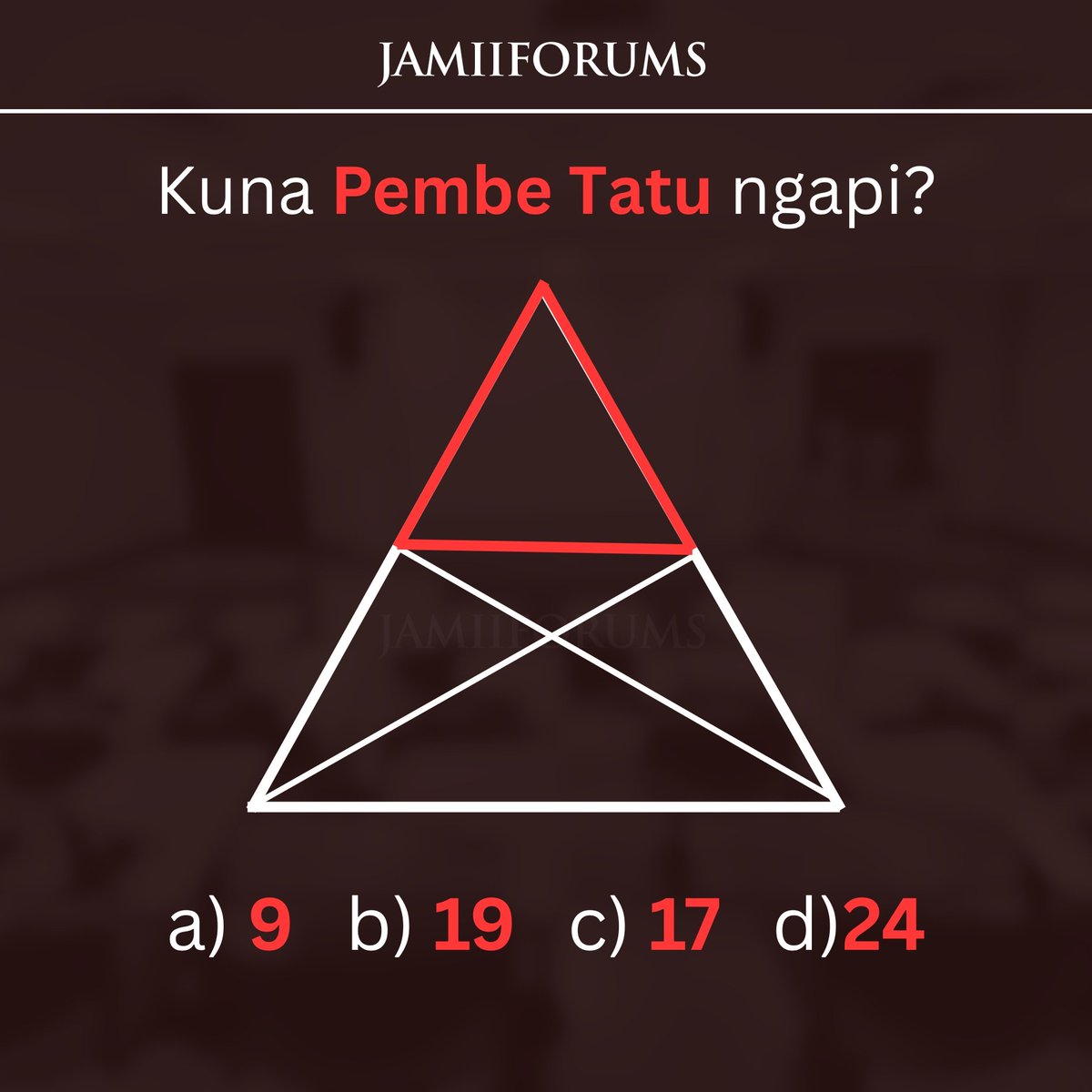 JamiiForums's tweet photo. #JamiiForums #JFBrainTeaser https://t.co/7PrgdiqAIX