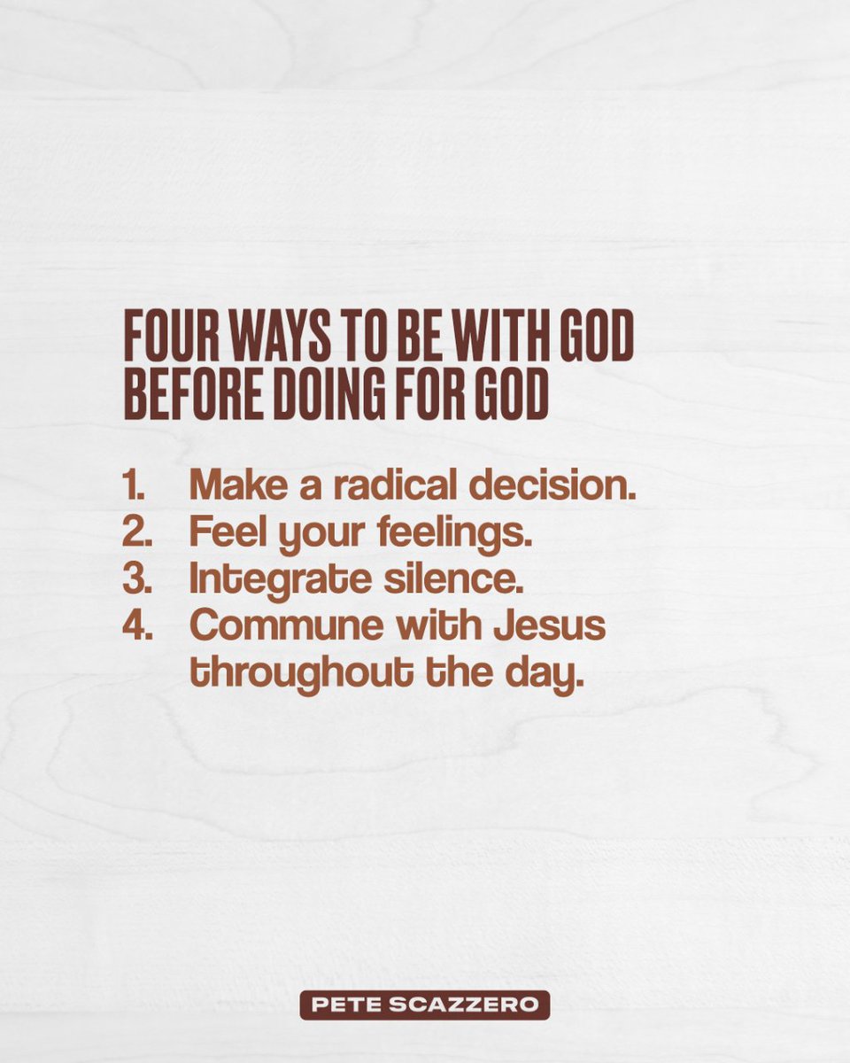 I encourage you to take steps to reorder your life and to say a daily no to the relentless pressure around you to be a “human doing” rather than a “human being.”