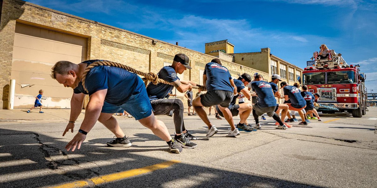 SAVE THE DATE- Sunday, September 10th we are bringing Milwaukee’s strongest fundraising event back to BrewCity CrossFit! 

Start rallying your strongest friends and get ready for The Milwaukee Fire Truck Pull! Registration opens soon!