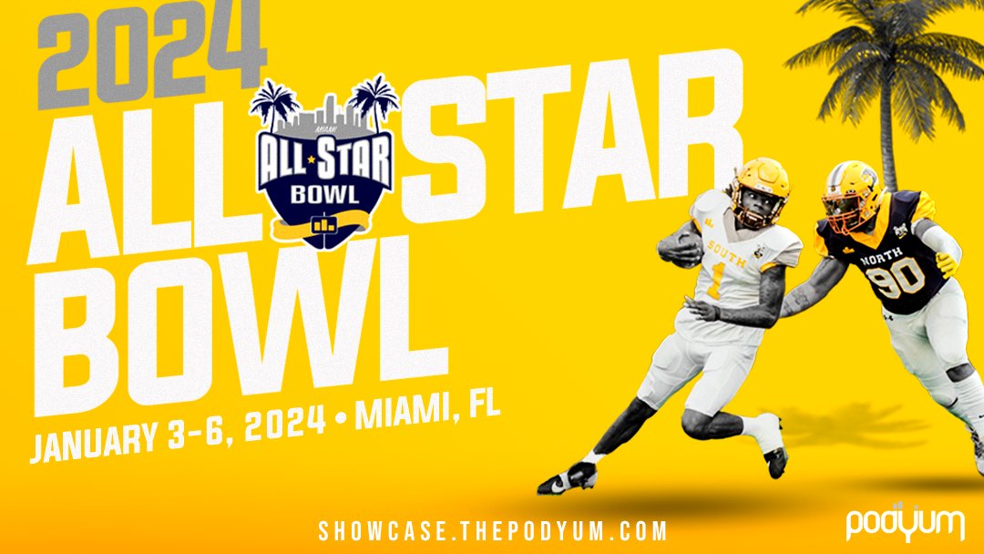 🏆 College all-stars battle it out in front of pro scouts from all over the globe. Played in Miami, the heat is on, and the stakes are sky-high!
bit.ly/Podyum-Bowl

#EarnYourLevel  #PodyumBow2024l #MiamiBeach #RoadToTheNFL #AllStarsCollide