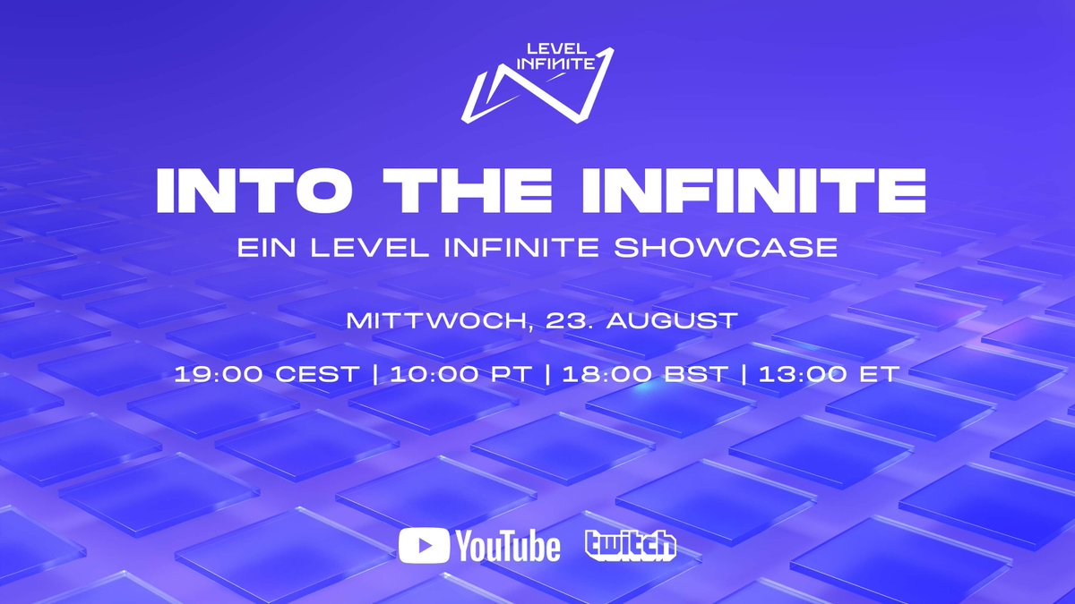 LevelInfiniteDE's tweet photo. Besuche uns bei der #Gamescom2023 (Halle 6), um großartige Spiele zu zocken: 

⚔ @AC_CodenameJade
🏎 @StampedeRacing
🔥 @playwayfinder
🤖 @SyncedDE
🔦 @GTFOthegame
💥 @Arena__Breakout

⭐Erlebe zudem unseren 1. Spiele-Showcase-Livestream #IntoTheInfinite: https://t.co/C2IAbNhTph https://t.co/cdKEIjsU5X