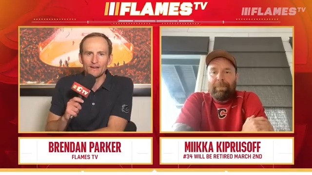 Miikka Kiprusoff to be honoured by the Calgary Flames