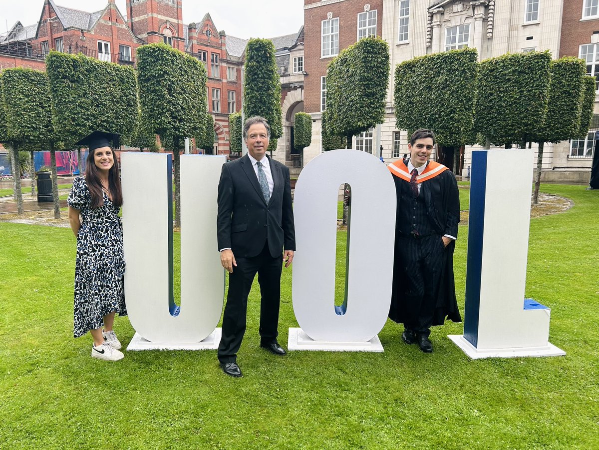 3 University of Liverpool graduates! 👩🏻‍🎓👨🏻‍🎓👨🏼‍🎓#LivUniGrad