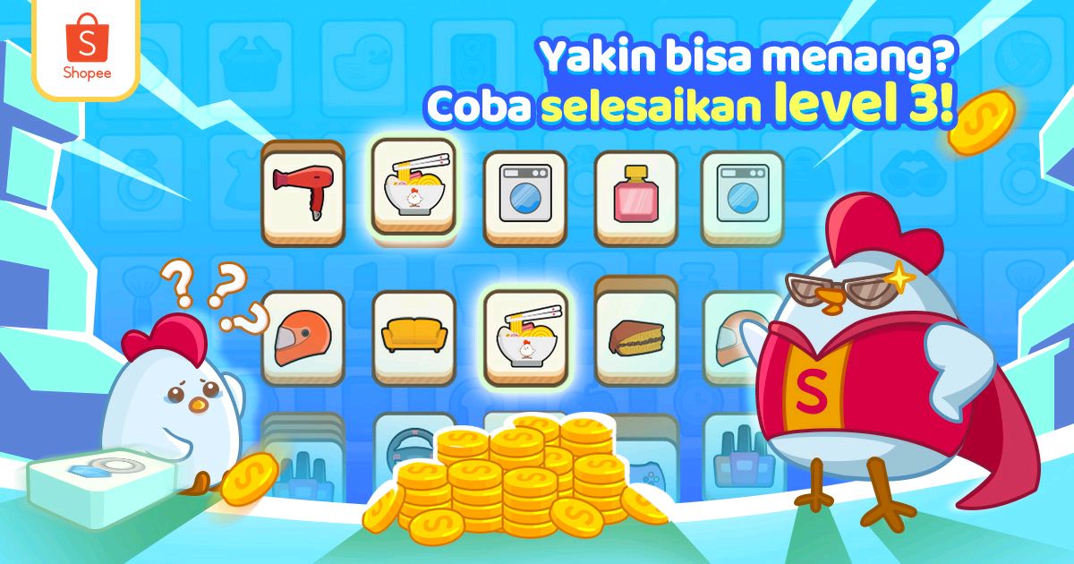 tyassandi3's tweet photo. Yakin bisa menang? Yuk coba selesaikan Lv. 3 &amp; dapatkan hadiah koinnya tanpa diundi! #ShopeeCocoki #Tantangan2Miliar https://t.co/wFhbfEB0ba https://t.co/T3kIKENP27