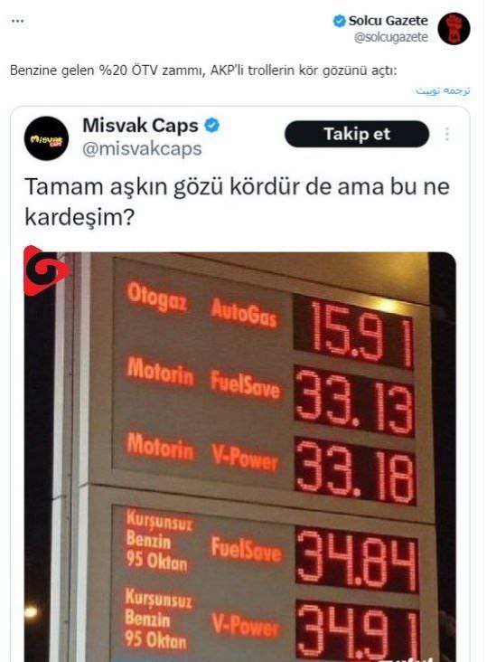 Turska povećala porez na gorivo za nevjerovatnih 200 posto, očekuje se dodatni rast inflacije F1U2HMAaEAIEInc?format=jpg