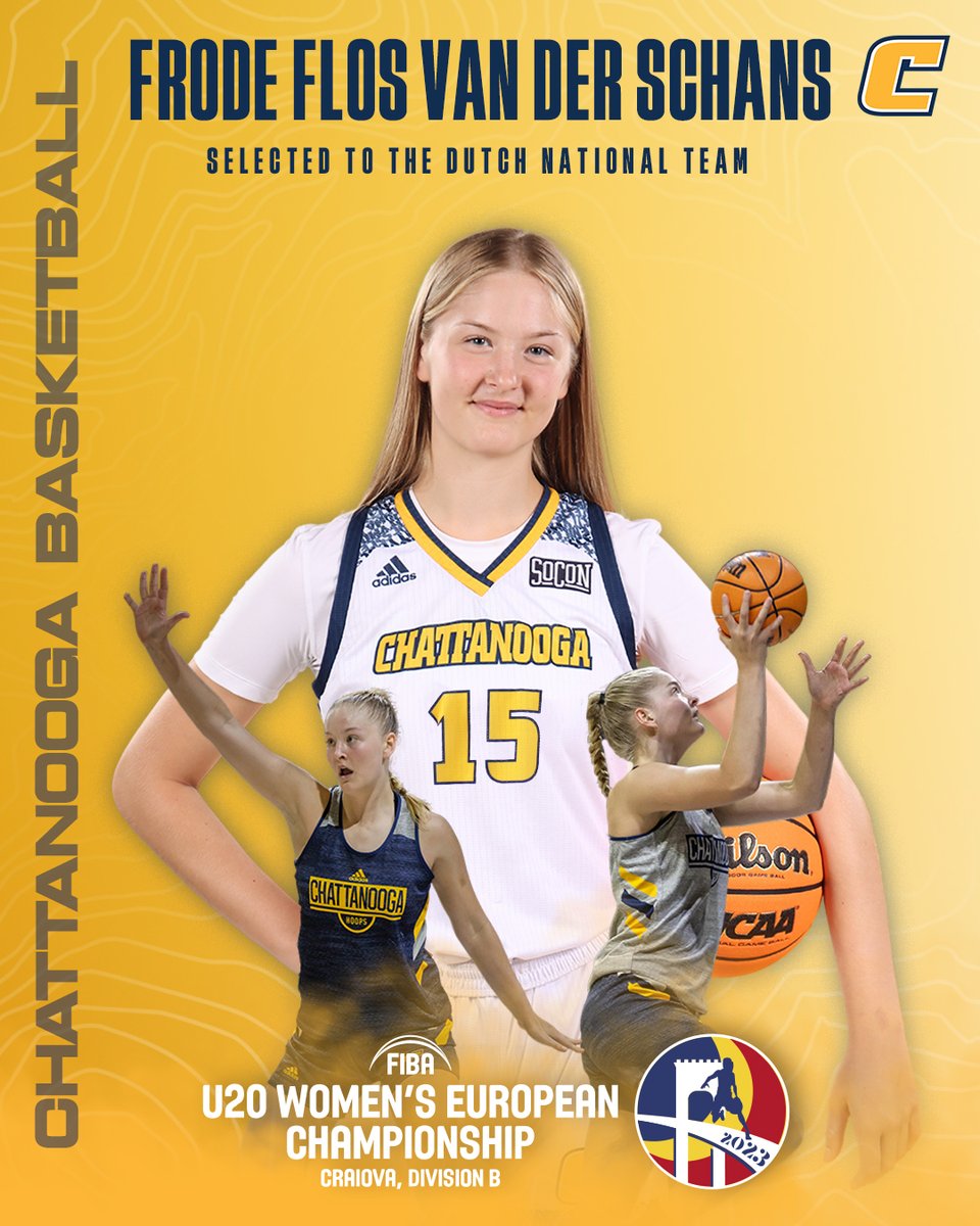 We think a 𝗛𝗨𝗚𝗘 congratulations is in store for Frode Flos van der Schans after she was selected to compete for the Netherlands at the FIBA U20 Women’s European Championship next week! 👏🤩

🔗 bit.ly/3DffXLX

#2GETHER x #GoMocs