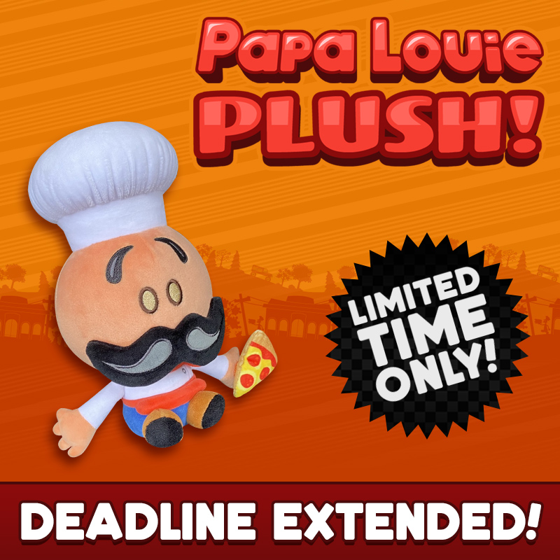 Papa Louie Plush: 10 DAYS LEFT! « Shop « Flipline Studios Blog
